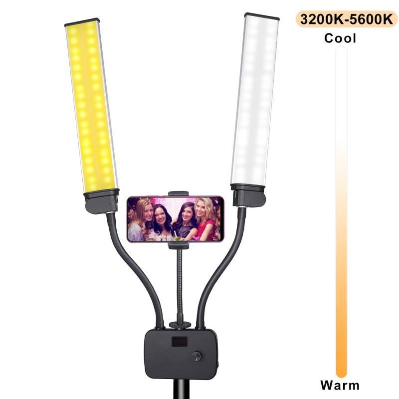 HD-45X Double Arms LED Video Light - 图片 2