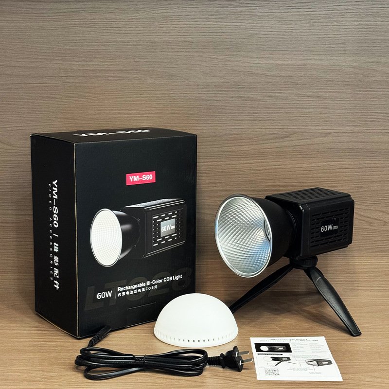 YM-S60 40W Rechargeable Studio LED Light - 图片 2