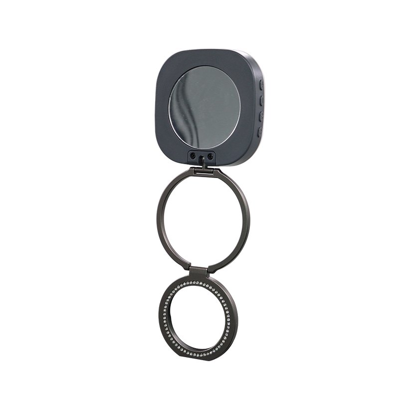 AL-80 Portable Beauty Phone Clip Foldable Magnetic Led Fill Light with Mirror - 图片 2