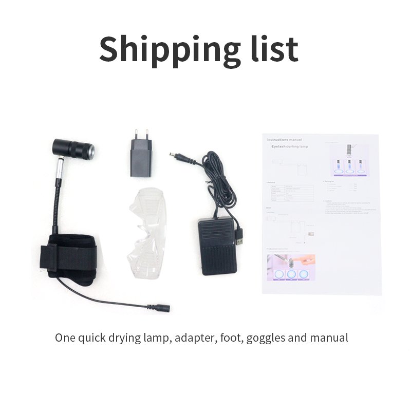 HD-AL50 UV LED Portable Wrist Quick Drying Lamp for Eyelash Extension - 图片 6