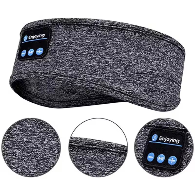 Outdoor Sports Headband Wireless Headphones Sleep Music Knitted Headband - 图片 3