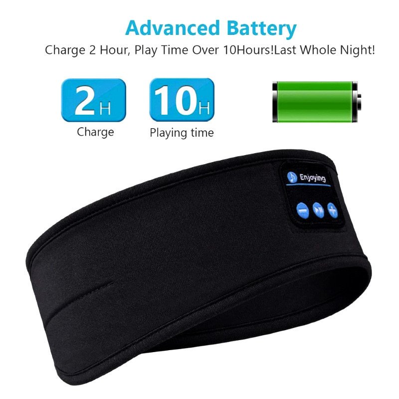 Outdoor Sports Headband Wireless Headphones Sleep Music Knitted Headband - 图片 4